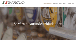Desktop Screenshot of baroloristorante.se