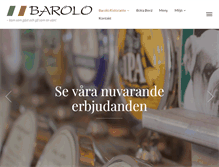 Tablet Screenshot of baroloristorante.se